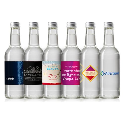 Glass bottle 330 ml water - Image 1